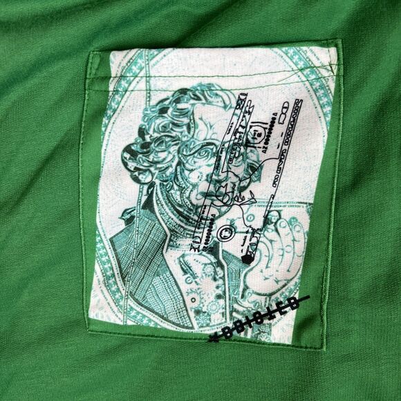 Brooklyn State Men’s Shorts Green Money Print Sz 3XL Outdoor Pocket Drowstring - Picture 6 of 11